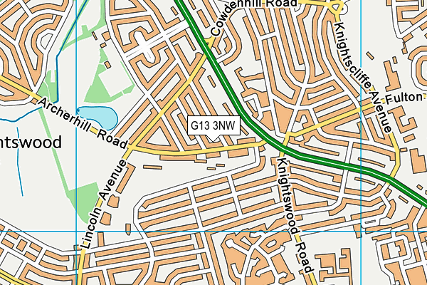 G13 3NW map - OS VectorMap District (Ordnance Survey) G13 3NW map - OS VectorMap District (Ordnance Survey)