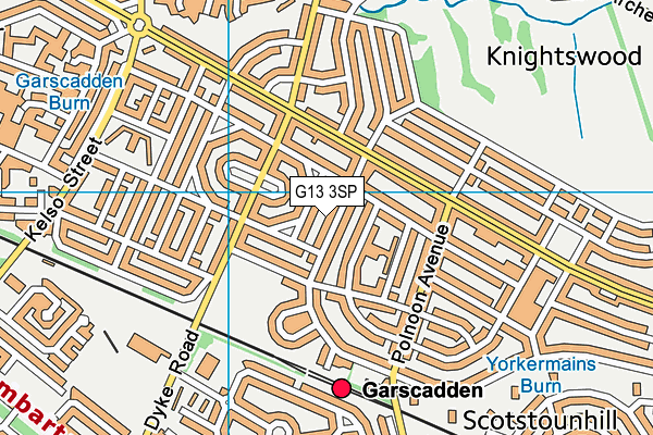 G13 3SP map - OS VectorMap District (Ordnance Survey) G13 3SP map - OS VectorMap District (Ordnance Survey)