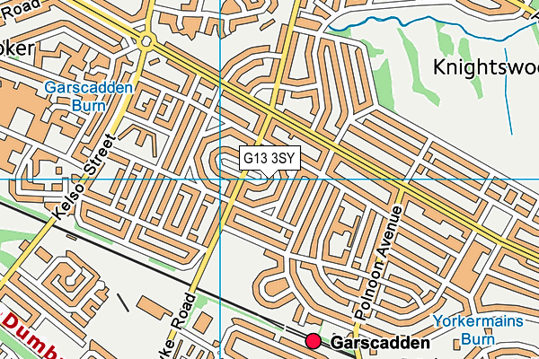 G13 3SY map - OS VectorMap District (Ordnance Survey) G13 3SY map - OS VectorMap District (Ordnance Survey)