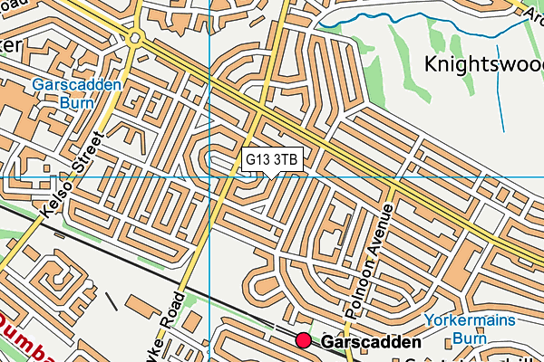 G13 3TB map - OS VectorMap District (Ordnance Survey) G13 3TB map - OS VectorMap District (Ordnance Survey)