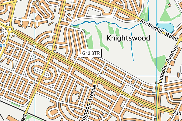 G13 3TR map - OS VectorMap District (Ordnance Survey) G13 3TR map - OS VectorMap District (Ordnance Survey)