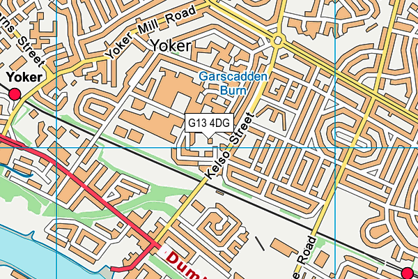 G13 4DG map - OS VectorMap District (Ordnance Survey) G13 4DG map - OS VectorMap District (Ordnance Survey)