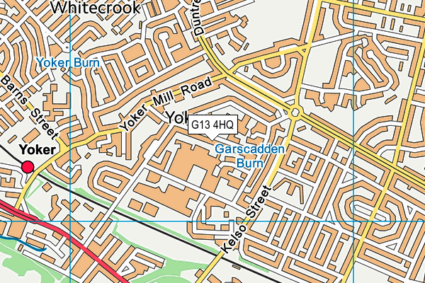 G13 4HQ map - OS VectorMap District (Ordnance Survey) G13 4HQ map - OS VectorMap District (Ordnance Survey)