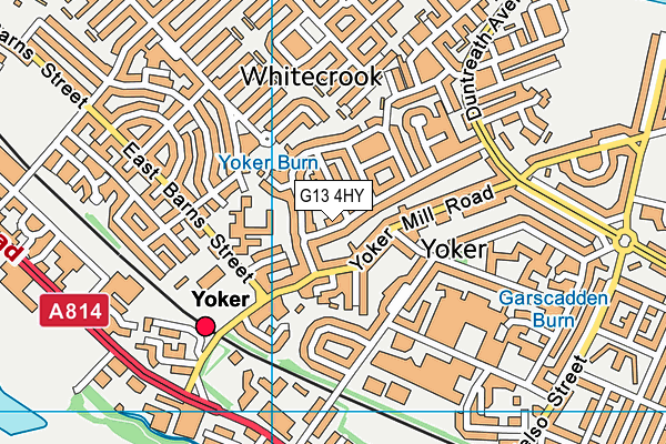 G13 4HY map - OS VectorMap District (Ordnance Survey) G13 4HY map - OS VectorMap District (Ordnance Survey)