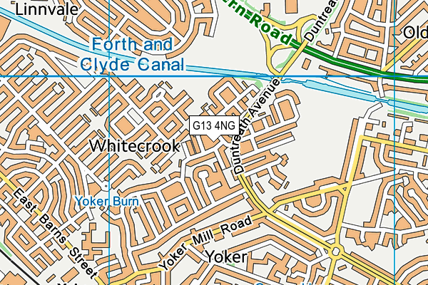 G13 4NG map - OS VectorMap District (Ordnance Survey) G13 4NG map - OS VectorMap District (Ordnance Survey)