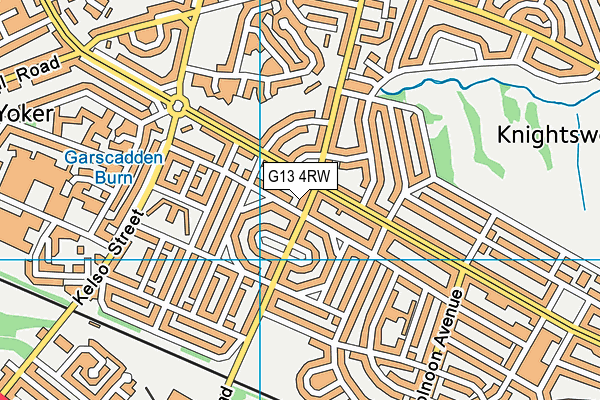 G13 4RW map - OS VectorMap District (Ordnance Survey) G13 4RW map - OS VectorMap District (Ordnance Survey)