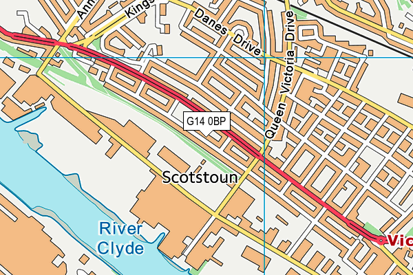 G14 0BP map - OS VectorMap District (Ordnance Survey) G14 0BP map - OS VectorMap District (Ordnance Survey)