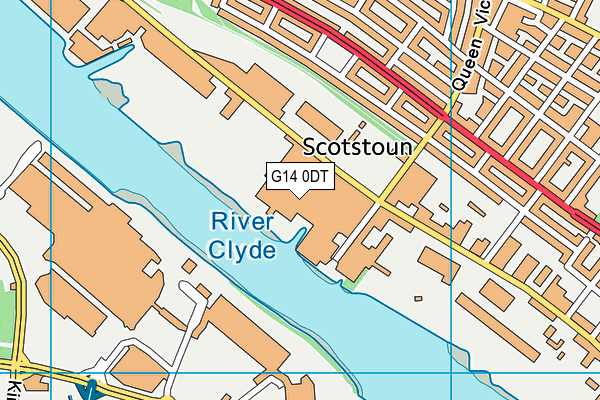 G14 0DT map - OS VectorMap District (Ordnance Survey) G14 0DT map - OS VectorMap District (Ordnance Survey)