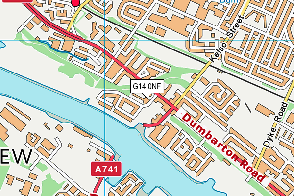 G14 0NF map - OS VectorMap District (Ordnance Survey) G14 0NF map - OS VectorMap District (Ordnance Survey)