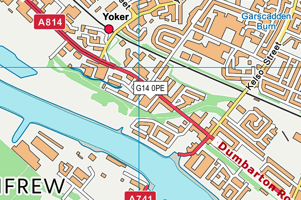 G14 0PE map - OS VectorMap District (Ordnance Survey) G14 0PE map - OS VectorMap District (Ordnance Survey)