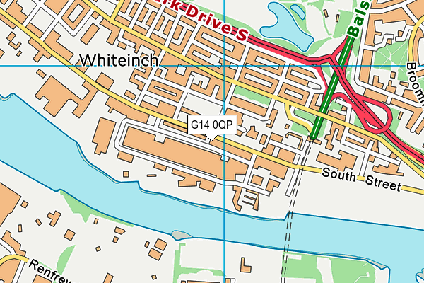 G14 0QP map - OS VectorMap District (Ordnance Survey) G14 0QP map - OS VectorMap District (Ordnance Survey)