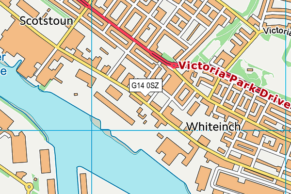G14 0SZ map - OS VectorMap District (Ordnance Survey) G14 0SZ map - OS VectorMap District (Ordnance Survey)