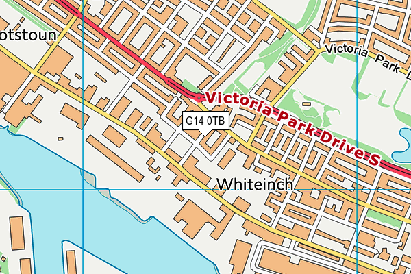 G14 0TB map - OS VectorMap District (Ordnance Survey) G14 0TB map - OS VectorMap District (Ordnance Survey)