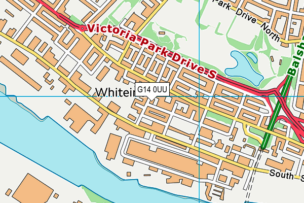 G14 0UU map - OS VectorMap District (Ordnance Survey) G14 0UU map - OS VectorMap District (Ordnance Survey)