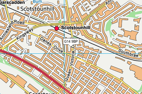 G14 9BP map - OS VectorMap District (Ordnance Survey) G14 9BP map - OS VectorMap District (Ordnance Survey)