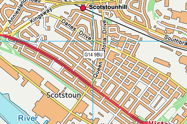 G14 9BU map - OS VectorMap District (Ordnance Survey) G14 9BU map - OS VectorMap District (Ordnance Survey)