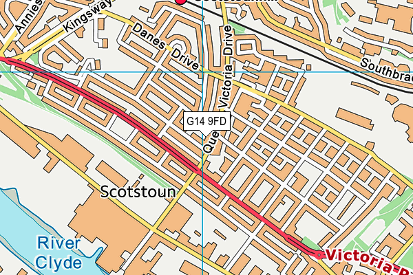 G14 9FD map - OS VectorMap District (Ordnance Survey) G14 9FD map - OS VectorMap District (Ordnance Survey)