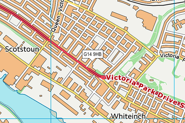 G14 9HB map - OS VectorMap District (Ordnance Survey) G14 9HB map - OS VectorMap District (Ordnance Survey)