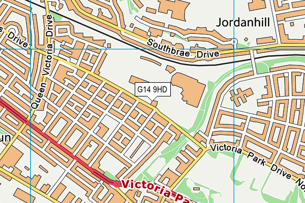 G14 9HD map - OS VectorMap District (Ordnance Survey) G14 9HD map - OS VectorMap District (Ordnance Survey)