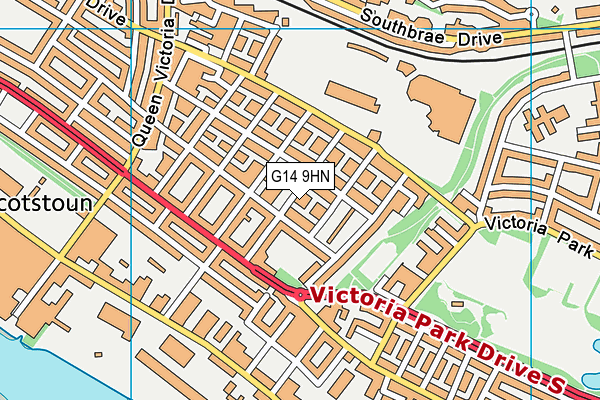 G14 9HN map - OS VectorMap District (Ordnance Survey) G14 9HN map - OS VectorMap District (Ordnance Survey)