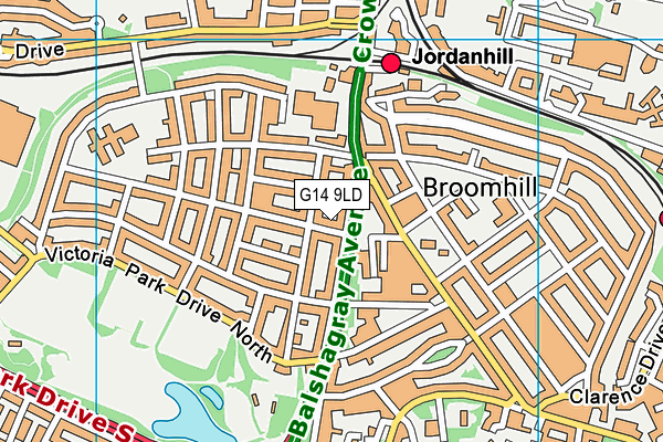G14 9LD map - OS VectorMap District (Ordnance Survey) G14 9LD map - OS VectorMap District (Ordnance Survey)