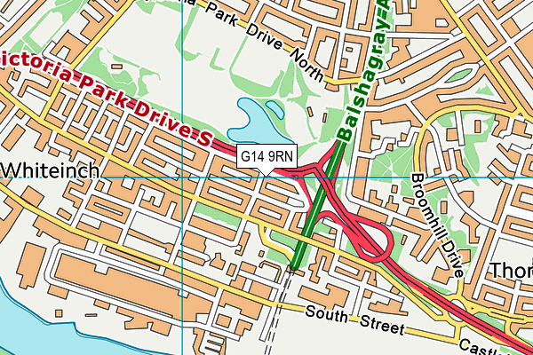 G14 9RN map - OS VectorMap District (Ordnance Survey) G14 9RN map - OS VectorMap District (Ordnance Survey)