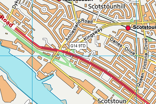 G14 9TD map - OS VectorMap District (Ordnance Survey) G14 9TD map - OS VectorMap District (Ordnance Survey)