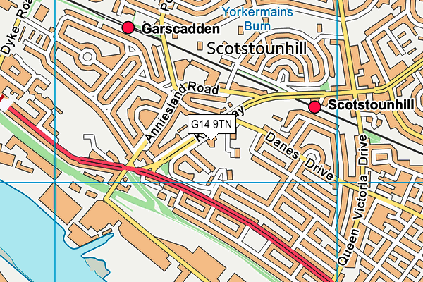G14 9TN map - OS VectorMap District (Ordnance Survey) G14 9TN map - OS VectorMap District (Ordnance Survey)