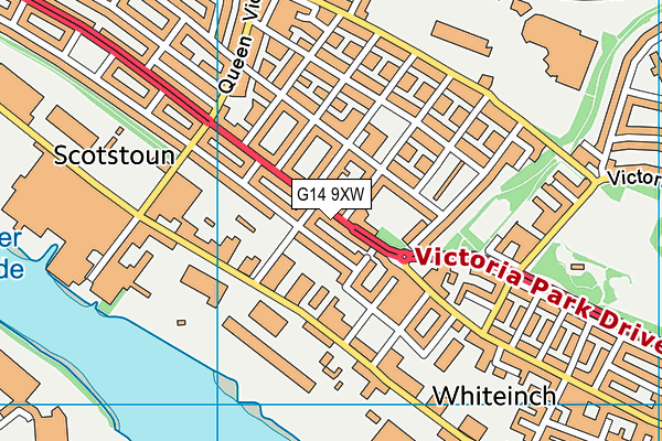 G14 9XW map - OS VectorMap District (Ordnance Survey) G14 9XW map - OS VectorMap District (Ordnance Survey)