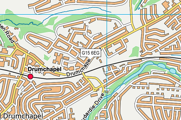 G15 6EG map - OS VectorMap District (Ordnance Survey) G15 6EG map - OS VectorMap District (Ordnance Survey)