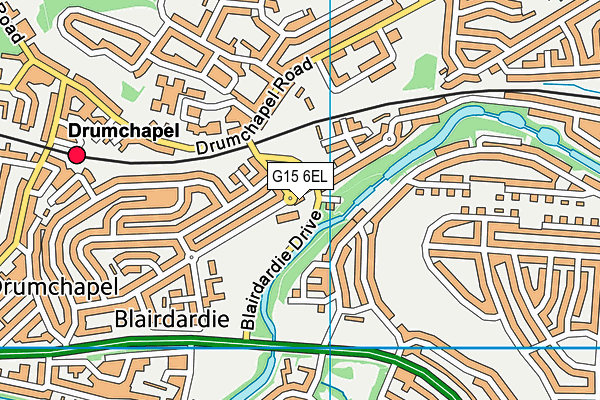 G15 6EL map - OS VectorMap District (Ordnance Survey) G15 6EL map - OS VectorMap District (Ordnance Survey)