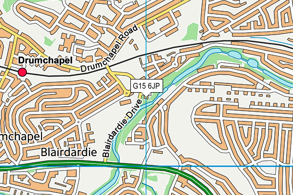 G15 6JP map - OS VectorMap District (Ordnance Survey) G15 6JP map - OS VectorMap District (Ordnance Survey)