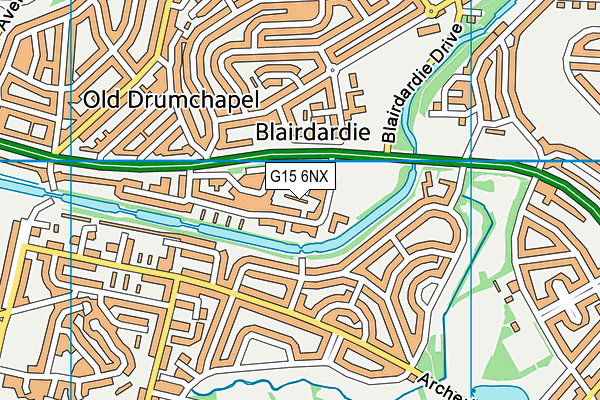 G15 6NX map - OS VectorMap District (Ordnance Survey) G15 6NX map - OS VectorMap District (Ordnance Survey)