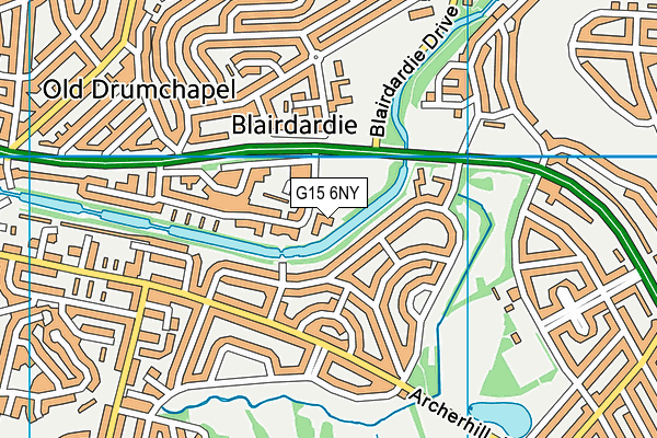 G15 6NY map - OS VectorMap District (Ordnance Survey) G15 6NY map - OS VectorMap District (Ordnance Survey)