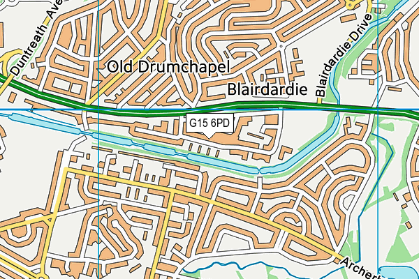 G15 6PD map - OS VectorMap District (Ordnance Survey) G15 6PD map - OS VectorMap District (Ordnance Survey)