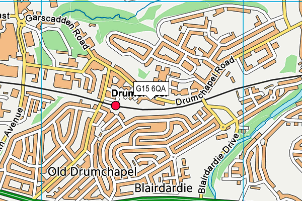 G15 6QA map - OS VectorMap District (Ordnance Survey) G15 6QA map - OS VectorMap District (Ordnance Survey)