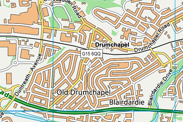 G15 6QQ map - OS VectorMap District (Ordnance Survey) G15 6QQ map - OS VectorMap District (Ordnance Survey)