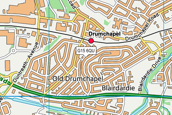 G15 6QU map - OS VectorMap District (Ordnance Survey) G15 6QU map - OS VectorMap District (Ordnance Survey)