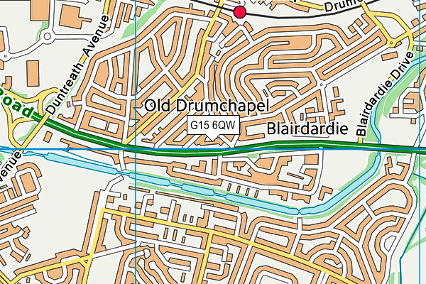 G15 6QW map - OS VectorMap District (Ordnance Survey) G15 6QW map - OS VectorMap District (Ordnance Survey)