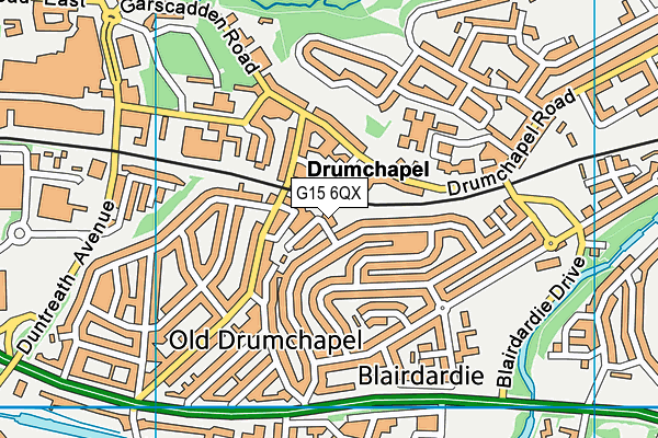 G15 6QX map - OS VectorMap District (Ordnance Survey) G15 6QX map - OS VectorMap District (Ordnance Survey)
