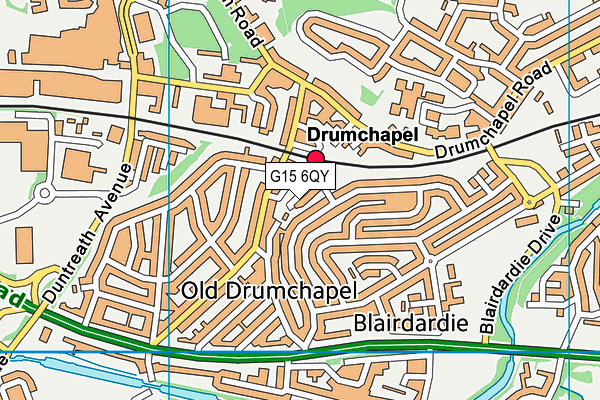 G15 6QY map - OS VectorMap District (Ordnance Survey) G15 6QY map - OS VectorMap District (Ordnance Survey)