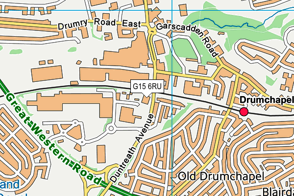 G15 6RU map - OS VectorMap District (Ordnance Survey) G15 6RU map - OS VectorMap District (Ordnance Survey)
