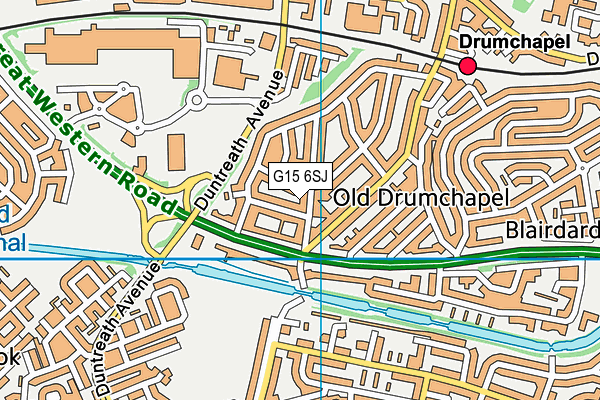 G15 6SJ map - OS VectorMap District (Ordnance Survey) G15 6SJ map - OS VectorMap District (Ordnance Survey)
