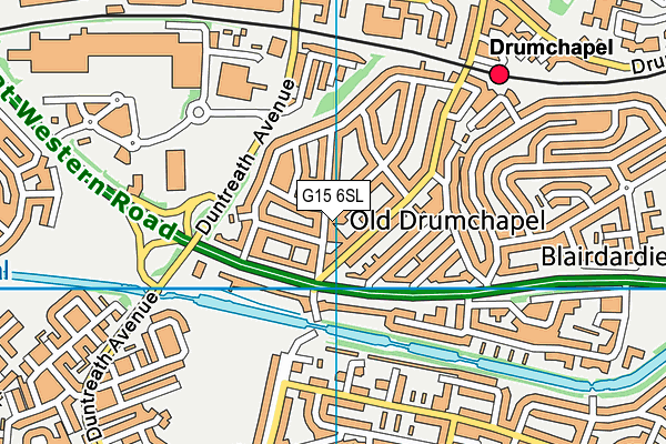 G15 6SL map - OS VectorMap District (Ordnance Survey) G15 6SL map - OS VectorMap District (Ordnance Survey)