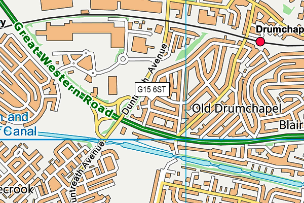 G15 6ST map - OS VectorMap District (Ordnance Survey) G15 6ST map - OS VectorMap District (Ordnance Survey)
