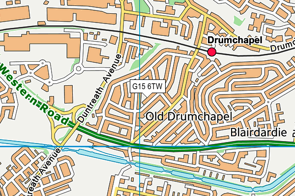 G15 6TW map - OS VectorMap District (Ordnance Survey) G15 6TW map - OS VectorMap District (Ordnance Survey)