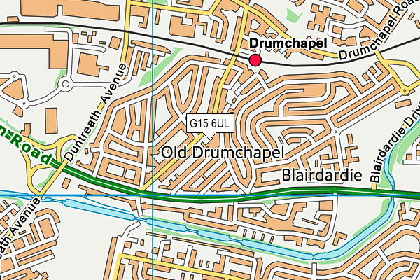 G15 6UL map - OS VectorMap District (Ordnance Survey) G15 6UL map - OS VectorMap District (Ordnance Survey)