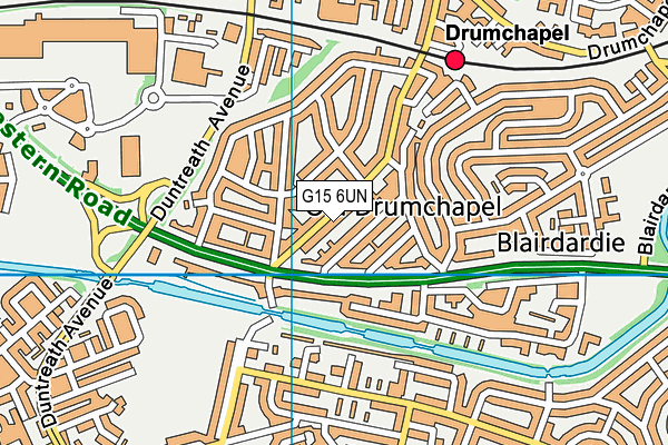 G15 6UN map - OS VectorMap District (Ordnance Survey) G15 6UN map - OS VectorMap District (Ordnance Survey)
