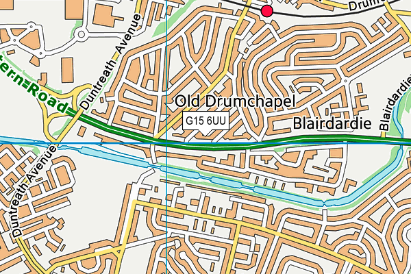 G15 6UU map - OS VectorMap District (Ordnance Survey) G15 6UU map - OS VectorMap District (Ordnance Survey)