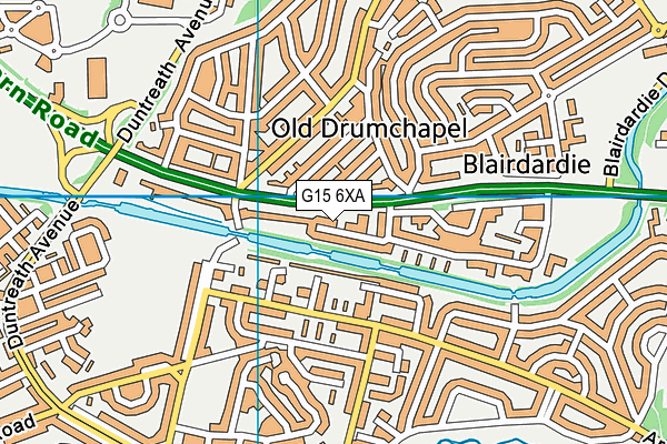 G15 6XA map - OS VectorMap District (Ordnance Survey) G15 6XA map - OS VectorMap District (Ordnance Survey)